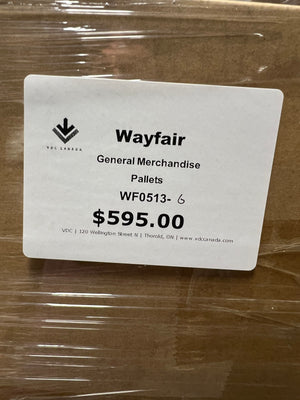 Wayfair Pallet BL# WF0513-6