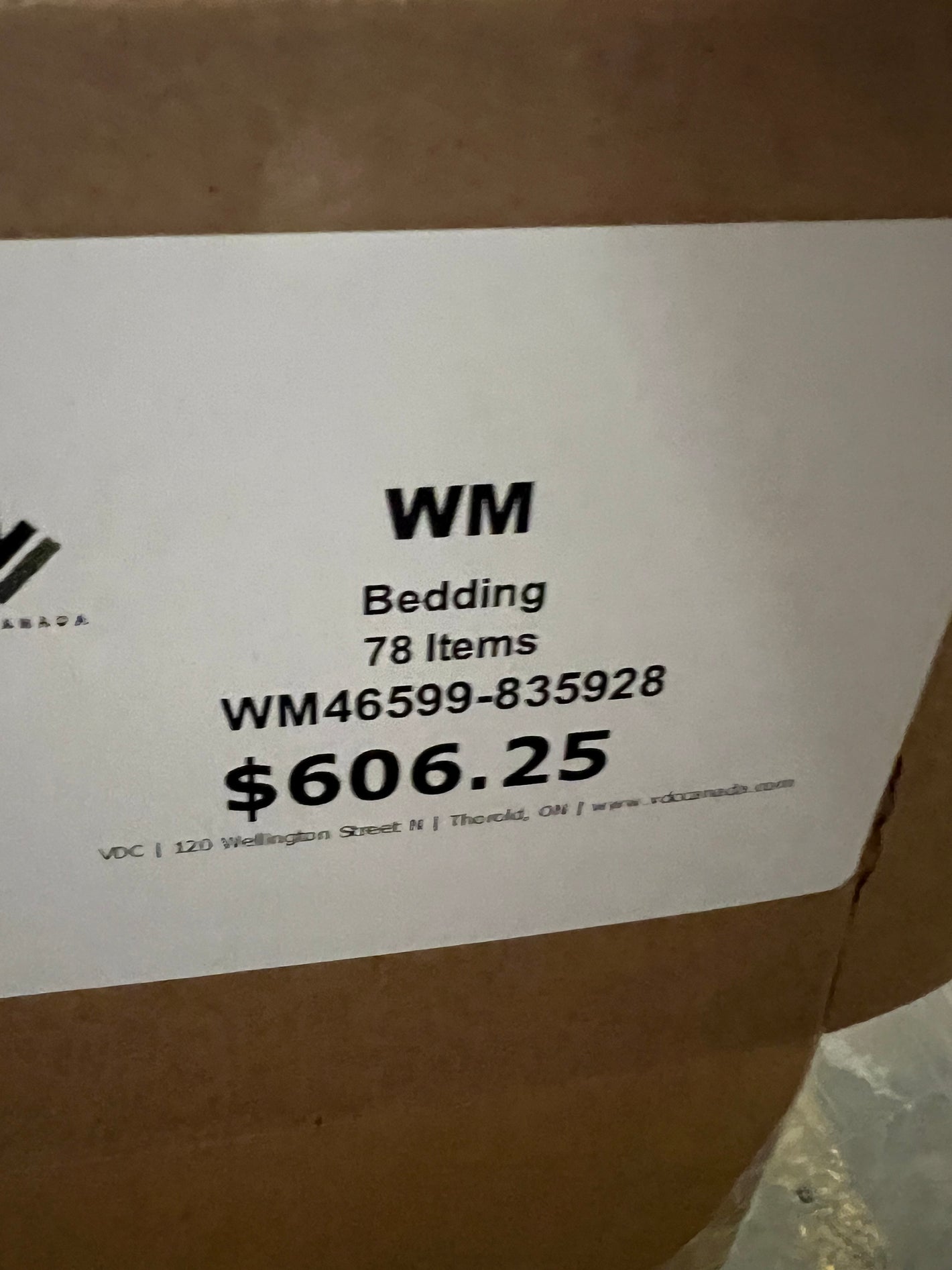 WM Bedding WM46599-835928 Fresh/Unprocessed)