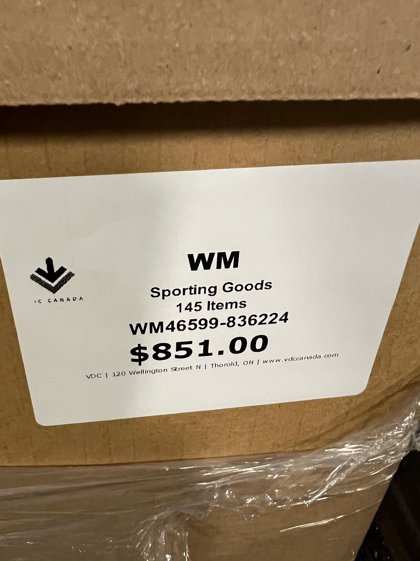 WM Sporting Goods WM46599-836224 Fresh/Unprocessed