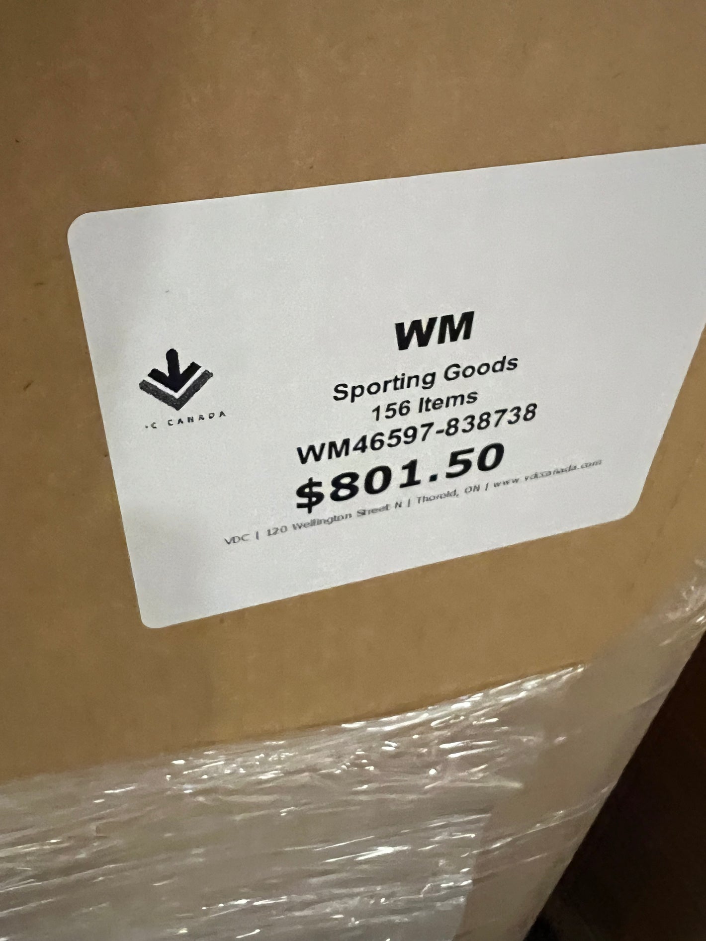 WM Sporting Goods WM46597-838738 Fresh/Unprocessed