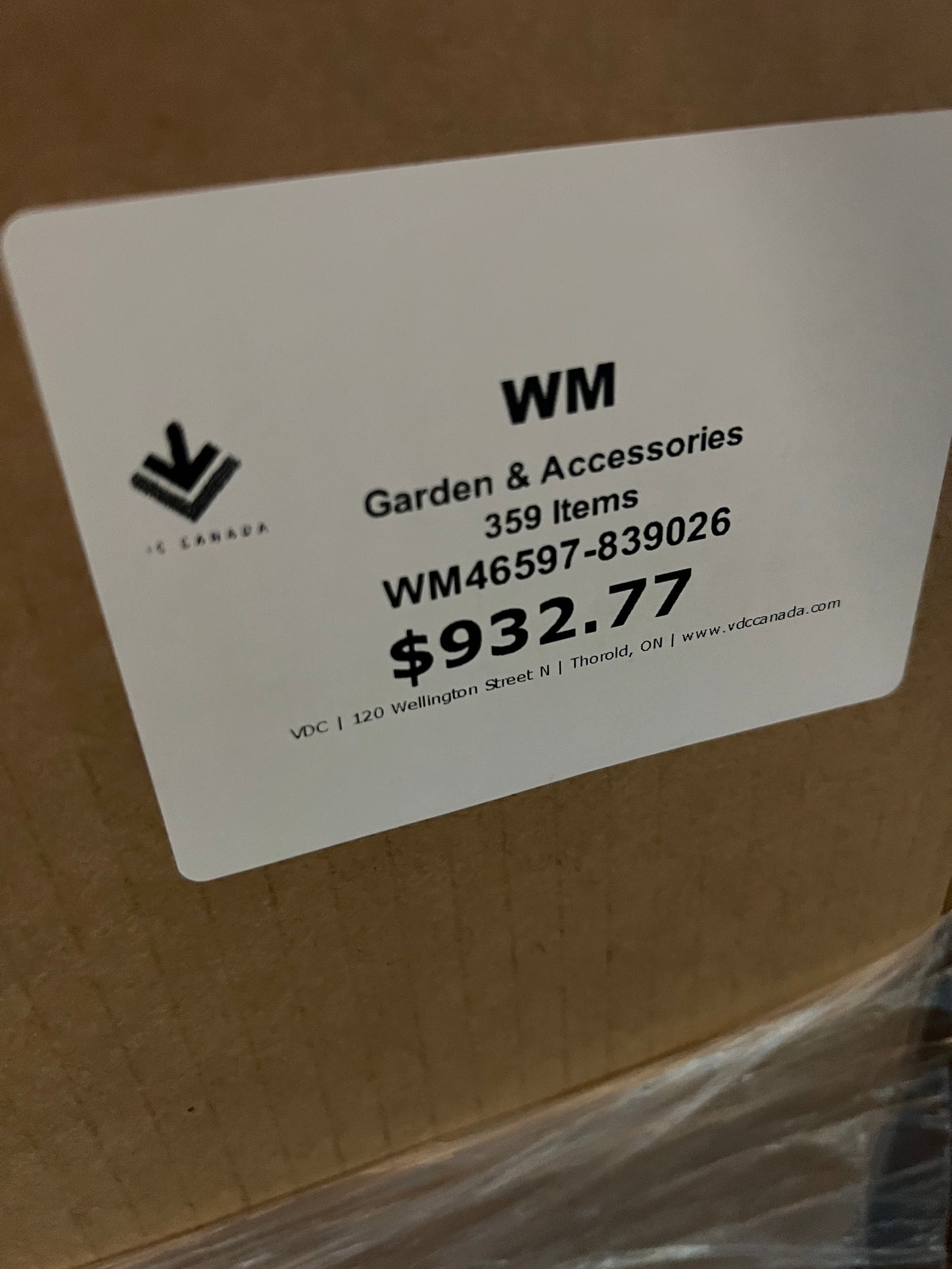 WM Garden & Accessories WM46597-839026 Fresh/Unprocessed