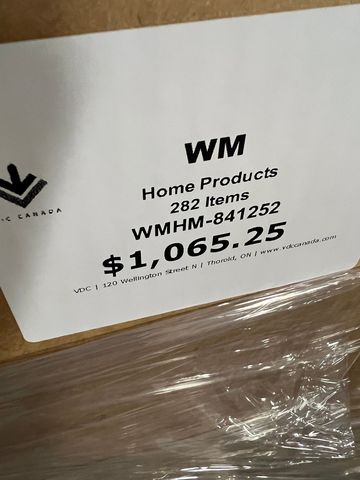 WMHM-841252 Home Products Fresh/Unprocessed