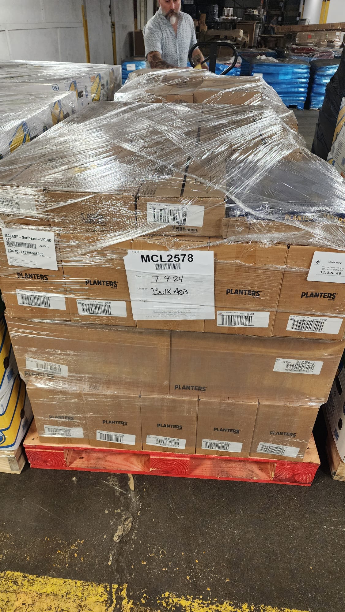 Grocery Pallet BL# GRO0724-MCL2578